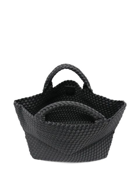 NAGHEDI medium St. Barths woven tote bag - Black
