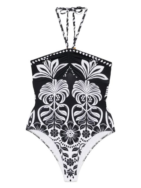 FARM Rio flower leopards one-piece - Black - zdjęcie produktu nr 1
