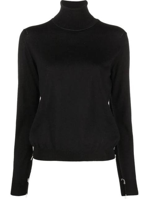 Maison Margiela Work-In-Progress high-neck jumper - Black - zdjęcie produktu nr 1