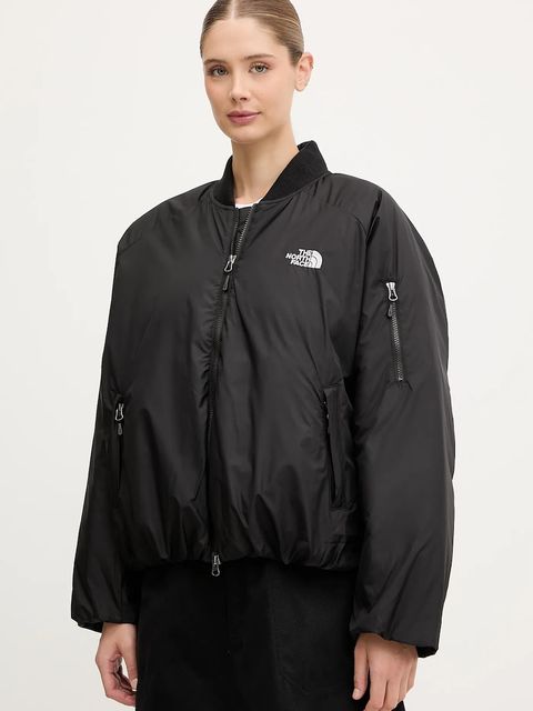 The North Face kurtka bomber Choqa kolor czarny zimowa oversize NF0A8F1WJK31 - zdjęcie produktu nr 1