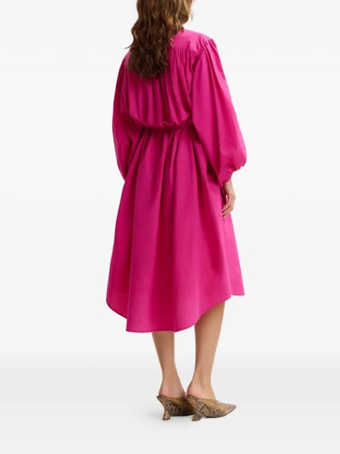 Essentiel Antwerp long-sleeves midi dress - Pink