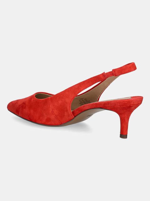 Lauren Ralph Lauren szpilki zamszowe Lolah II kolor czerwony 802959263005 - zdjęcie produktu nr 2