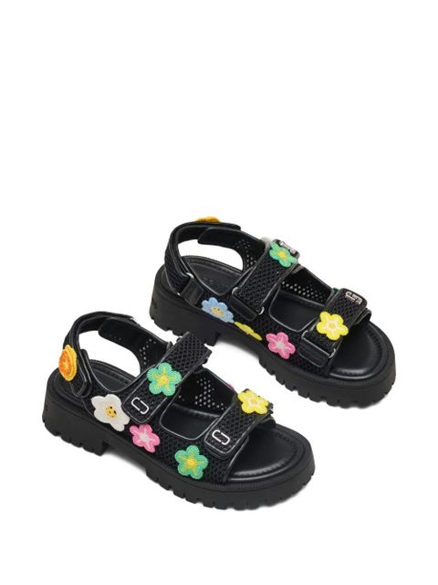 Marc Jacobs The Daisy Crochet sandals - Black