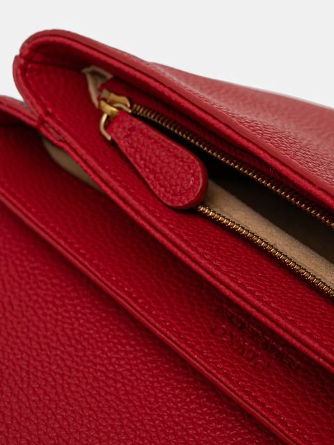 Pinko torebka skórzana kolor czerwony 104528 A29Q