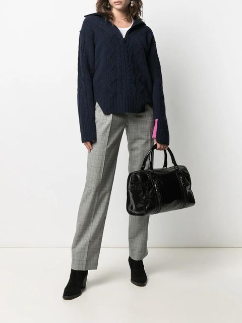 Zadig&Voltaire top handles leather tote bag - Black