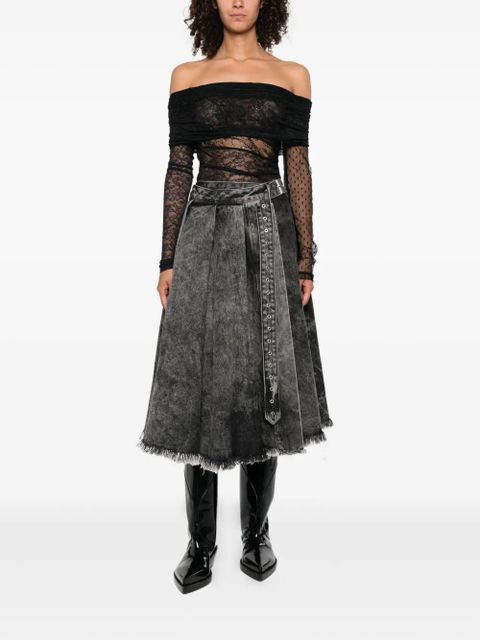 PINKO floral-lace bodysuit - Black - zdjęcie produktu nr 2