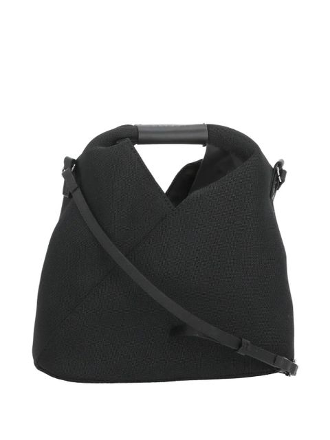 MM6 Maison Margiela contrast stitching tote bag - Black