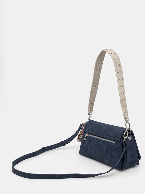 Desigual torebka SIERRA NARON MED kolor niebieski 25WAXPBF - zdjęcie produktu nr 2