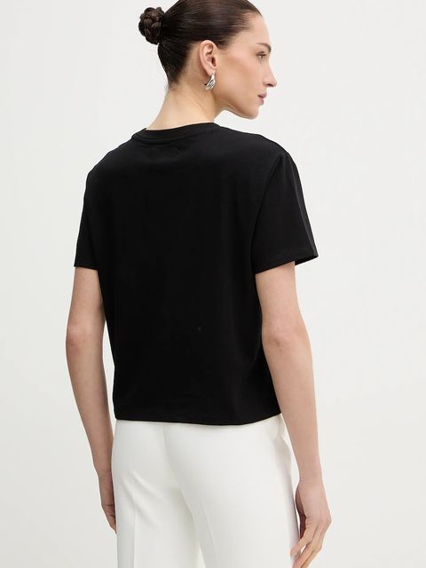 Morgan t-shirt damski kolor czarny DMAX