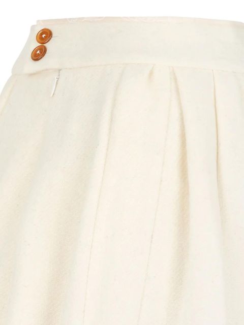 Vivienne Westwood button pleated skirt - Neutrals