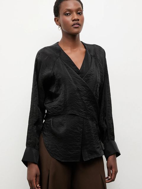 Answear.LAB koszula damska kolor czarny relaxed