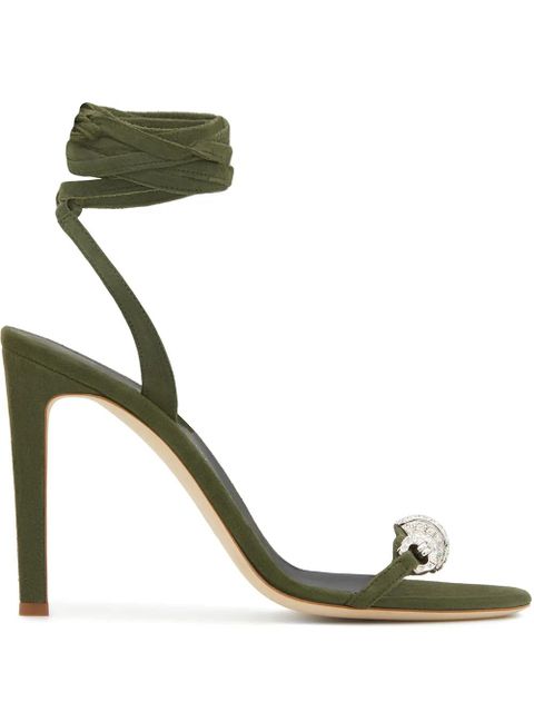 Giuseppe Zanotti Thais 105mm sandals - Green - zdjęcie produktu nr 1