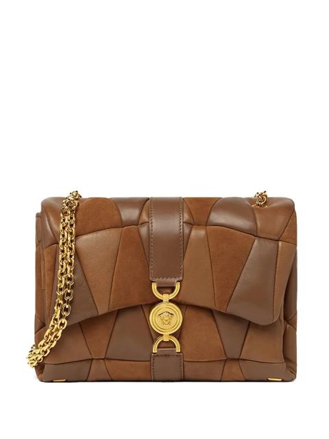 Versace Kleio quilted shoulder bag - Brown - zdjęcie produktu nr 1