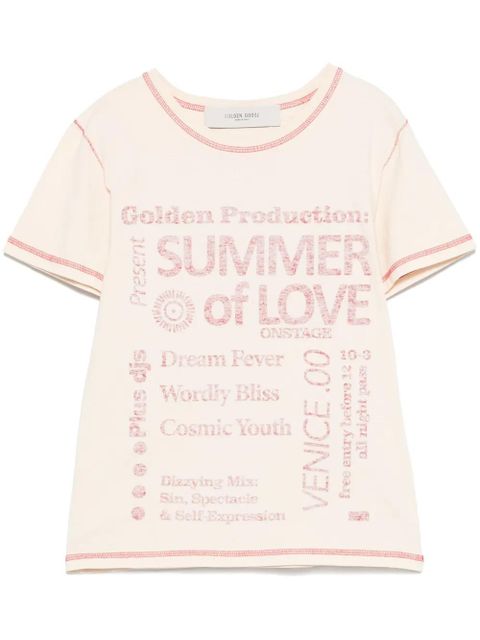 Golden Goose Doris T-shirt - Neutrals - zdjęcie produktu nr 1