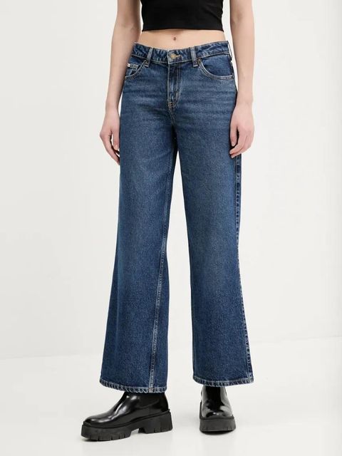 Guess Jeans jeansy damskie kolor granatowy W5RA0Y D5M42 - zdjęcie produktu nr 1