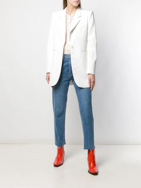 ISABEL MARANT classic fitted blazer - White - zdjęcie produktu nr 2