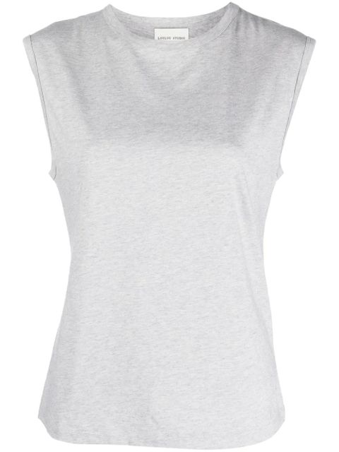 LouLou de Saison sleeveless Pima-cotton top - Grey - zdjęcie produktu nr 1