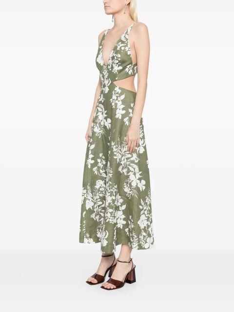 Reformation Samara dress - Green