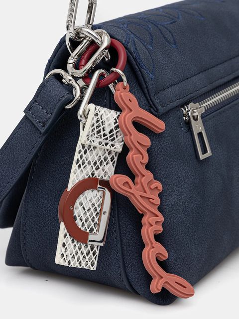 Desigual torebka SIERRA NARON MED kolor niebieski 25WAXPBF