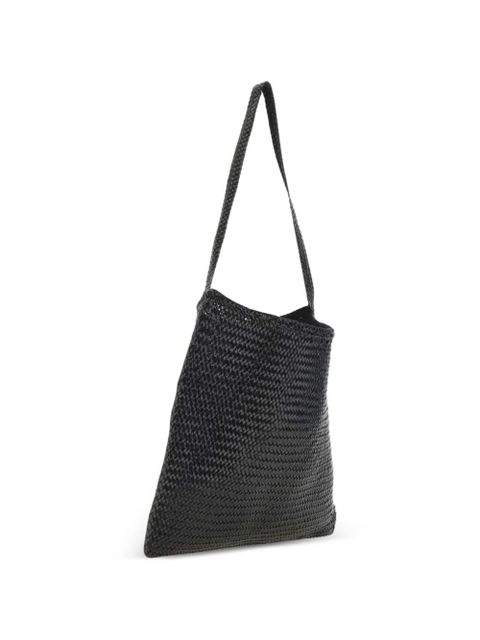 DRAGON DIFFUSION Ars woven-design shoulder bag - Black - zdjęcie produktu nr 2