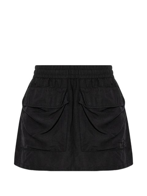 Diesel O-Cean-S2 pocket drawstring mini skirt - Black - zdjęcie produktu nr 1