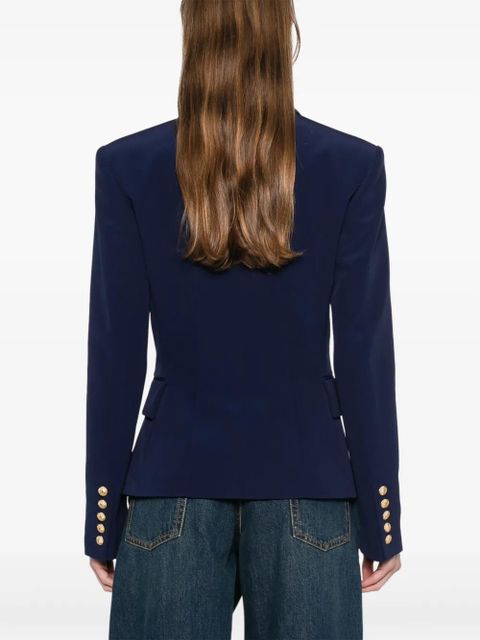 Balmain crepe blazer - Blue