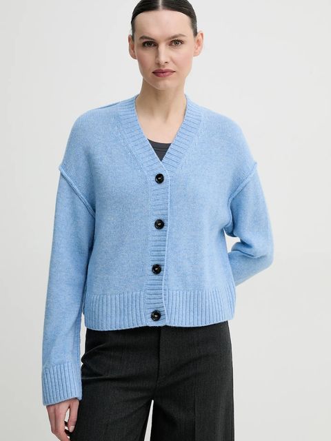 Day Birger et Mikkelsen kardigan wełniany Jordane damski kolor niebieski DAY65243701 - zdjęcie produktu nr 1