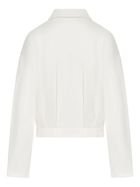 Max Mara shirt-collar zip-front jacket - White - zdjęcie produktu nr 2