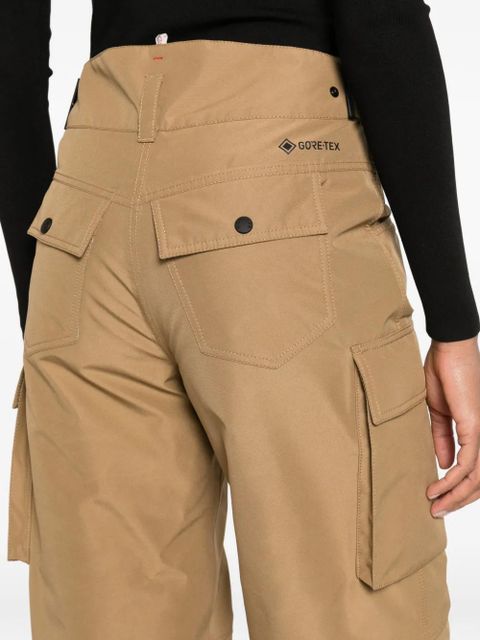 Moncler Grenoble flap-pocket padded ski trousers - Brown