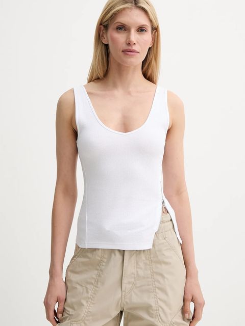 G-Star top bawełniany kolor biały D26226-D275 - zdjęcie produktu nr 1