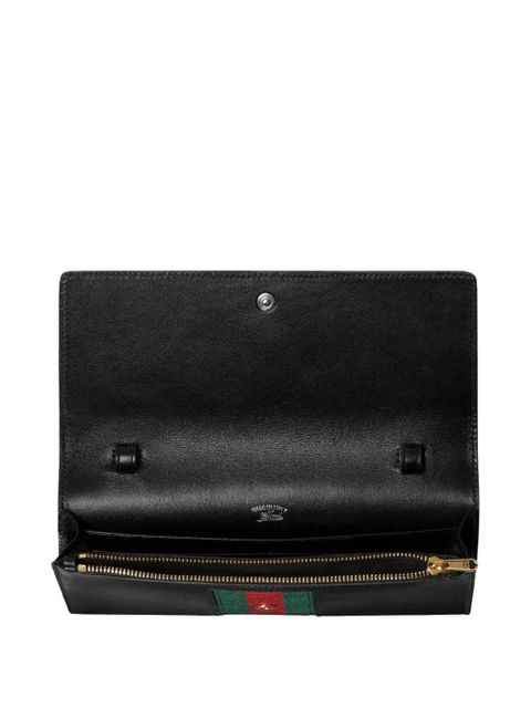Gucci Horsebit Web shoulder bag - Black
