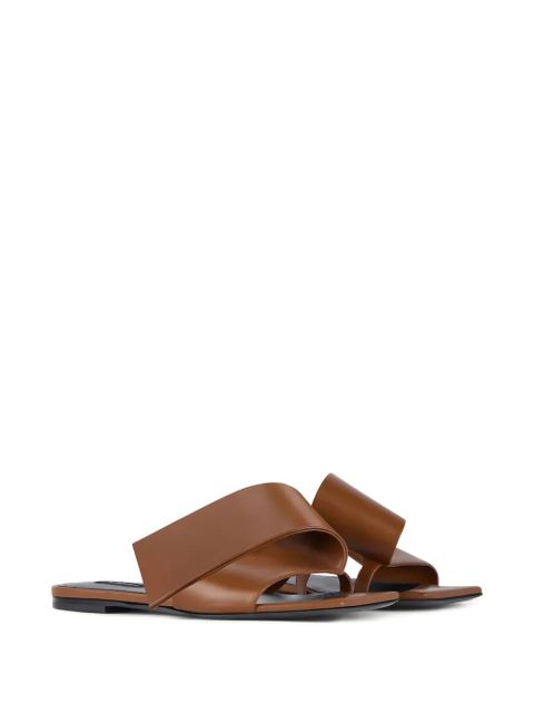 Givenchy twisted ribbon flat sandals - Brown - zdjęcie produktu nr 2