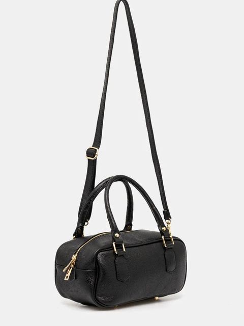 Answear.LAB torebka skórzana kolor czarny