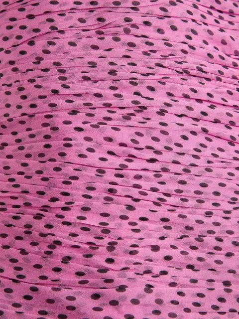 Valentino Garavani Plusdepois-print chiffon top - Pink