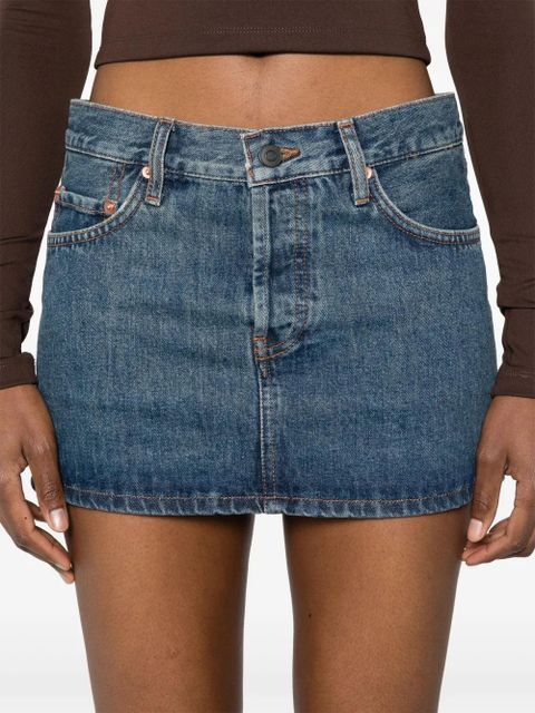 WARDROBE.NYC Micro mini skirt - Blue