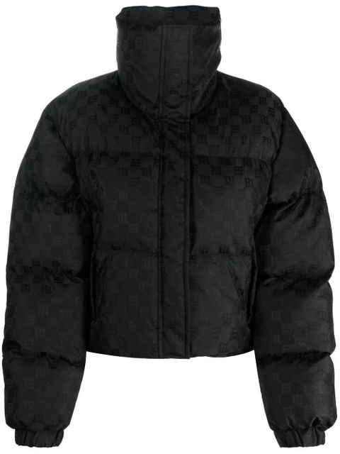 MISBHV monogram-print padded jacket - Black - zdjęcie produktu nr 1