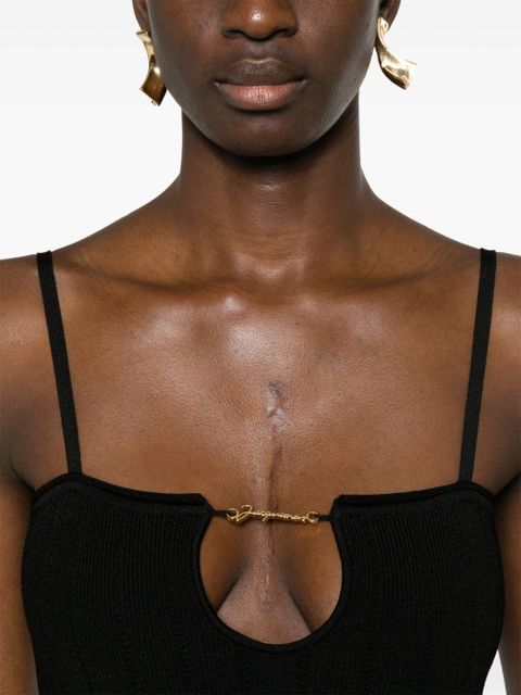 Jacquemus La Robe Sierra knit dress - Black - zdjęcie produktu nr 2