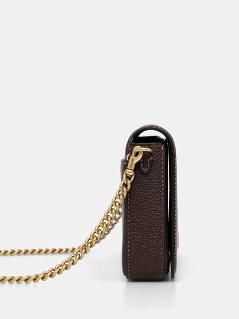 Coach torebka skórzana Mila kolor brązowy CAO01