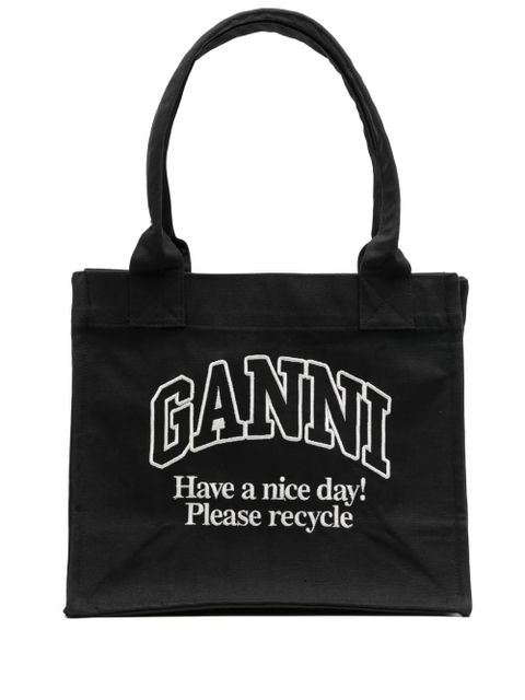 GANNI Easy tote bag - Black - zdjęcie produktu nr 1