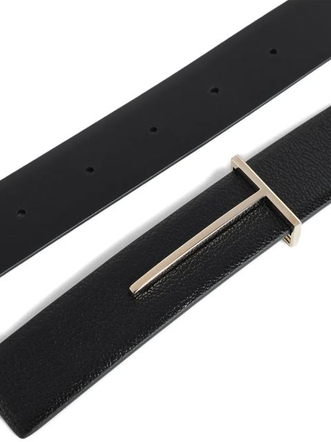 TOM FORD t buckle leather belt - Black - zdjęcie produktu nr 2