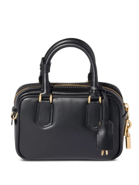 Miu Miu Arcadie leather tote bag - Black