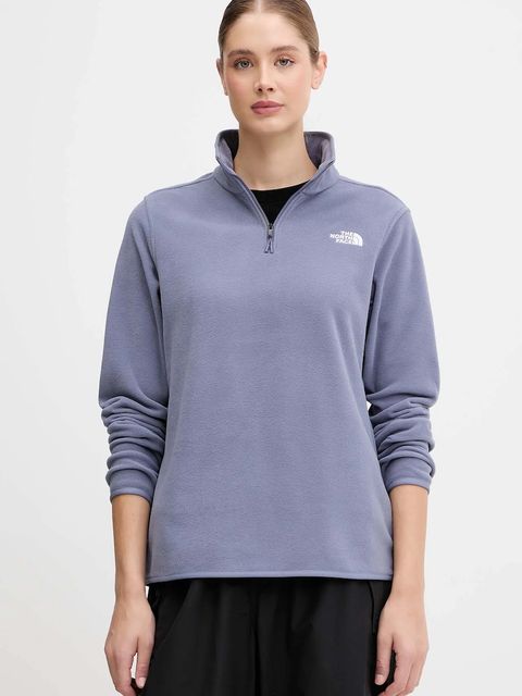 The North Face bluza polarowa damska kolor fioletowy gładka NF0A8D2JBTR1 - zdjęcie produktu nr 1