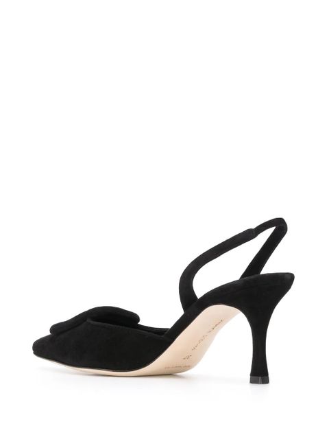 Manolo Blahnik buckle front pumps - Black