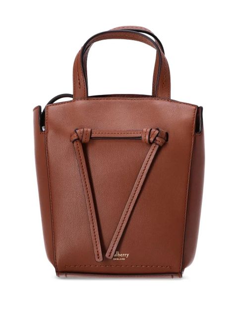 Mulberry small Clovelly tote bag - Brown - zdjęcie produktu nr 2