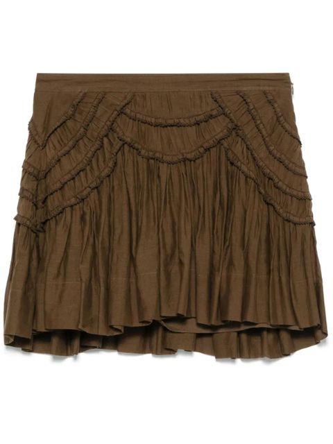 MARANT ÉTOILE Ceola mini skirt - Brown - zdjęcie produktu nr 1