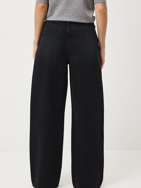 Medicine jeansy bawełniane damskie kolor czarny