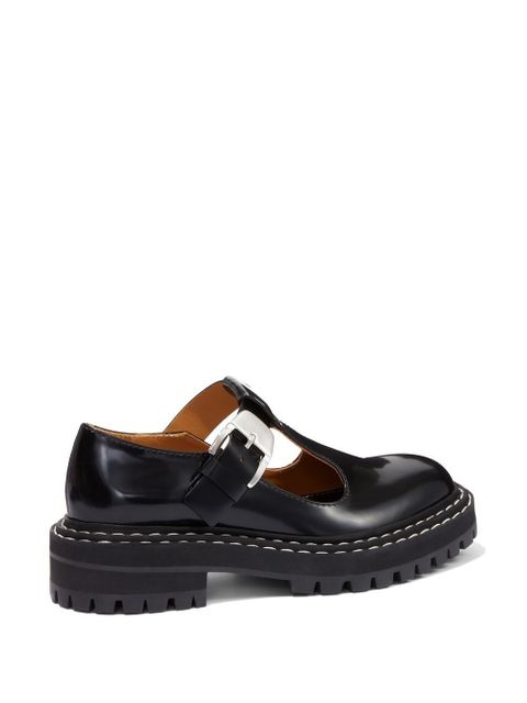 Proenza Schouler Lug Sole Mary Janes - Black