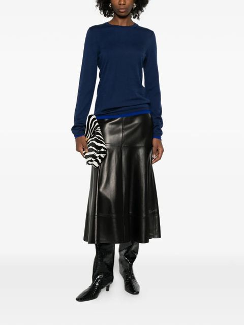 Gabriela Hearst crew-neck sweater - Blue - zdjęcie produktu nr 2