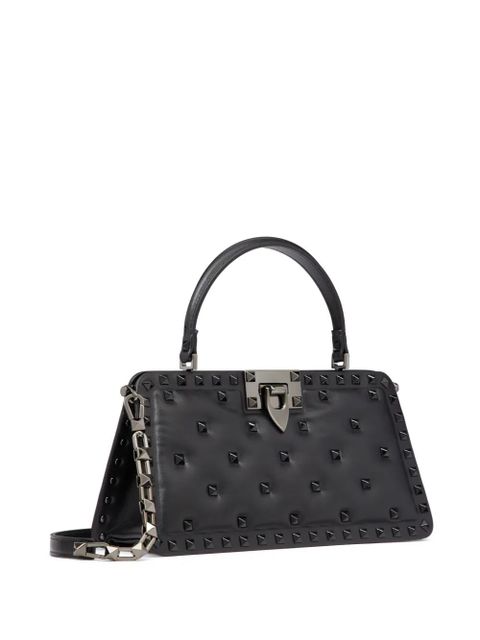 Valentino Garavani Rockstud padded leather handbag - Black