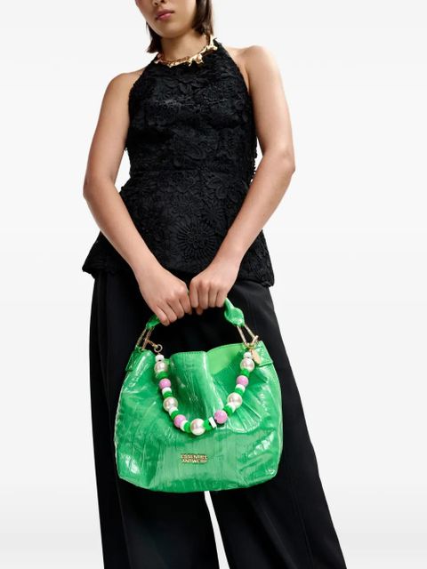 Essentiel Antwerp Jhossi logo-detail shoulder bag - Green - zdjęcie produktu nr 2